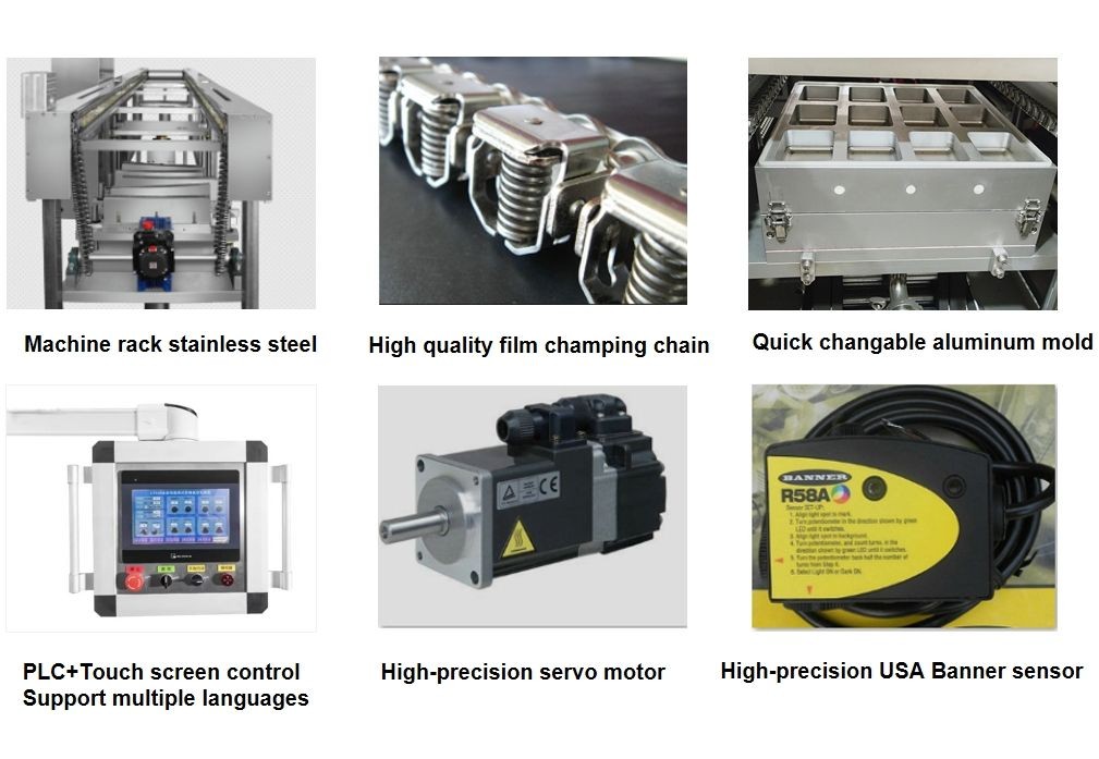 Thermoforming vacuum packing machine specification 