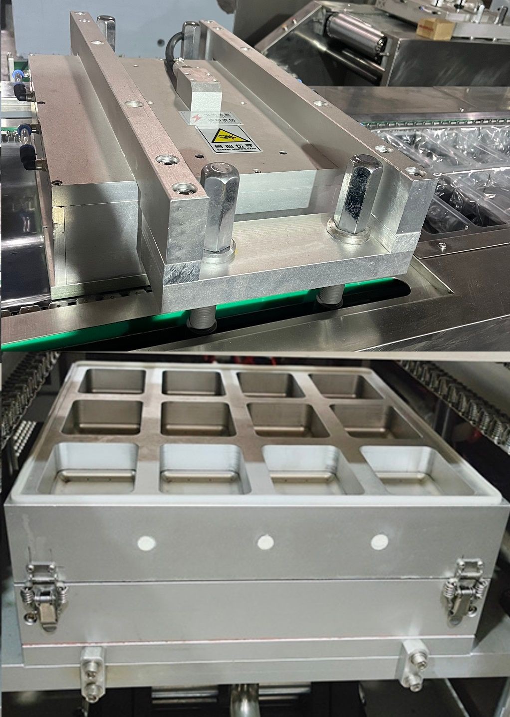 Thermoform vacuum machine quick and easy change mold
