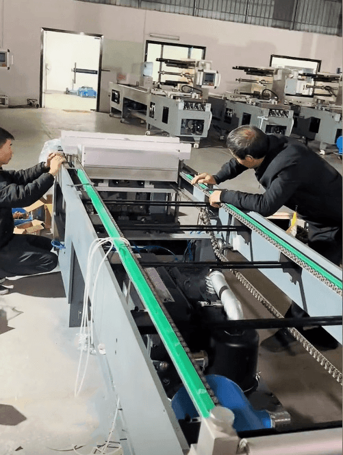 Thermoformed packing machine installation